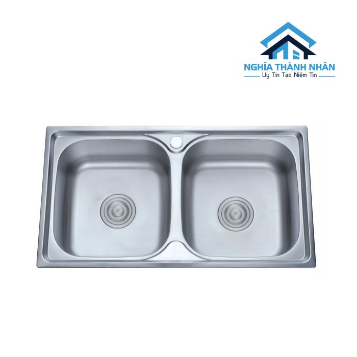 Chậu Chén 2 Học Inox 201 NTN