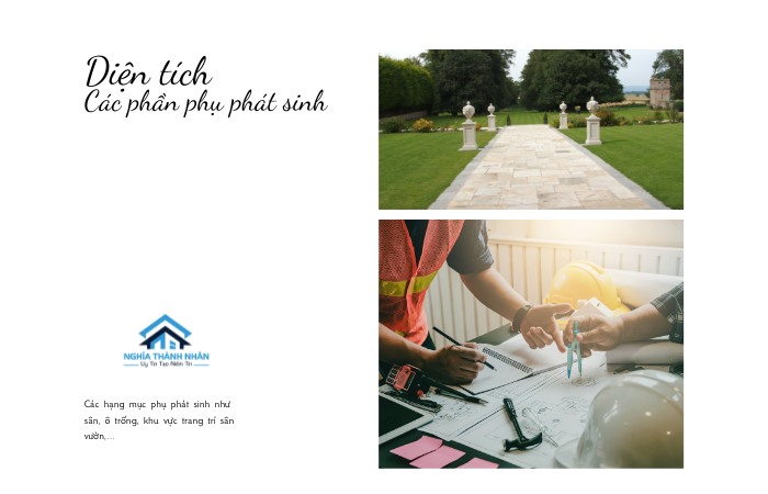 Diện tích các phần phụ phát sinh