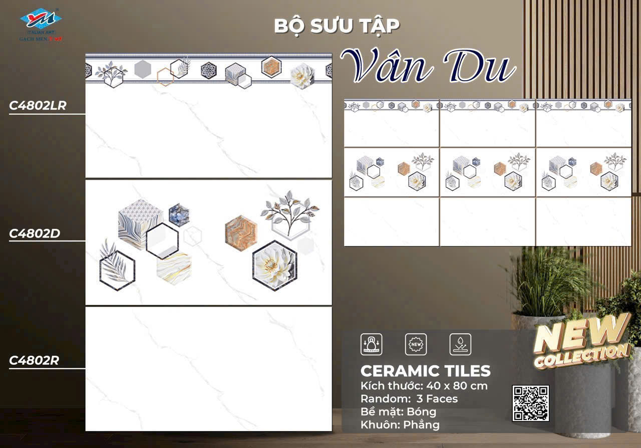 Gạch Ceramic Tiles 4802 (40x80cm)s