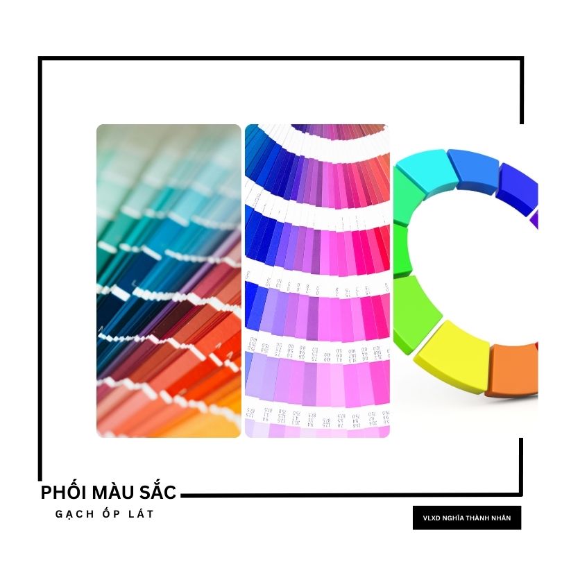Phối màu sắc gạch ốp lát cơ bản