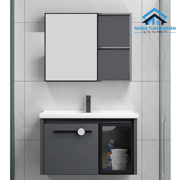 Tủ Lavabo Liền Gương Hiện Đại