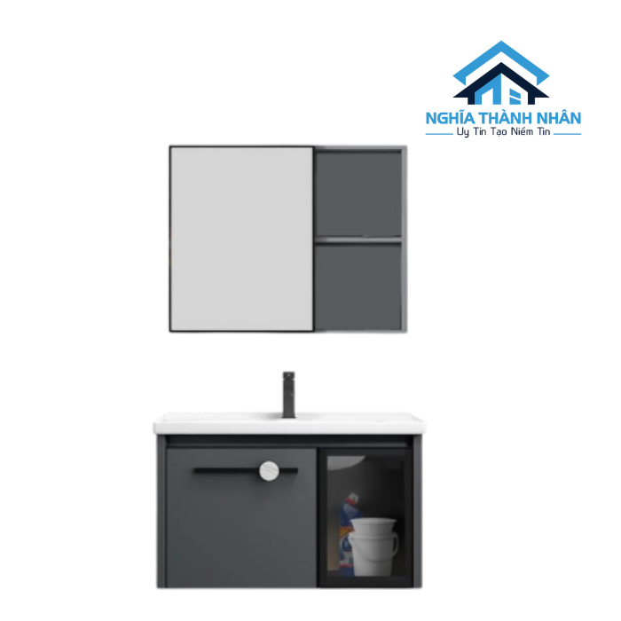 Tủ Lavabo Liền Gương Hiện Đại
