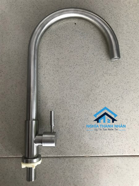 Vòi Rửa Bát Cắm Chậu Ngổng Đơn Inox 304 1