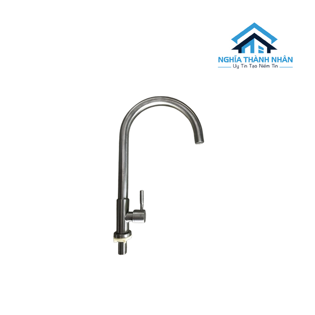 Vòi Rửa Bát Cắm Chậu Ngổng Đơn Inox 304